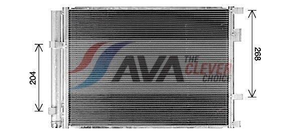 AVA COOLING SYSTEMS Engine radiator Article number: DW2062 cheaply