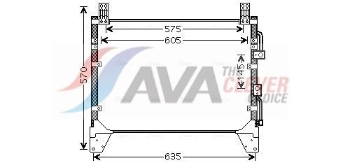 AVA COOLING SYSTEMS Kondensaator, kliimaseade Artikli number: DW5083 soodsalt