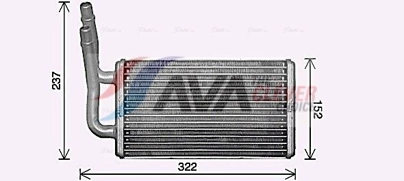 AVA COOLING SYSTEMS Intercooler Article number: FD4429 cheaply