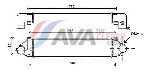 AVA COOLING SYSTEMS Heater matrix Article number: FD6000 cheaply