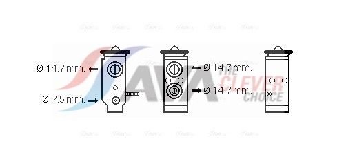 AVA COOLING SYSTEMS Engine radiator Article number: FT2338 cheaply