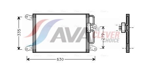 AVA COOLING SYSTEMS Kondensaator, kliimaseade Artikli number: FT5203 soodsalt