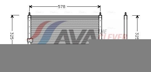 AVA COOLING SYSTEMS Air conditioning condenser Article number: HD5062 cheaply
