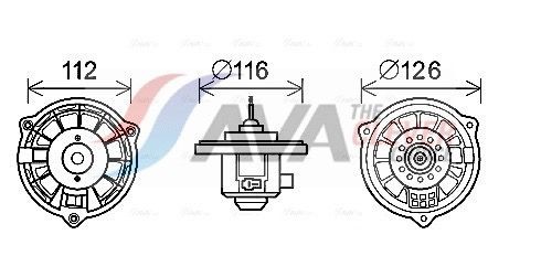 AVA COOLING SYSTEMS Oliekøler, automatisk gearkasse Varenummer: HY3152 billige