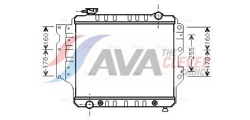 AVA COOLING SYSTEMS Radiaator, mootorijahutus Artikli number: JE2023 soodsalt