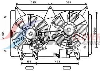 AVA COOLING SYSTEMS Heater matrix Article number: LC6064 cheaply