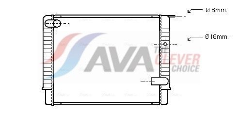 AVA COOLING SYSTEMS Intercooler Article number: MS4217 cheaply