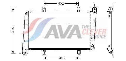 AVA COOLING SYSTEMS Heater matrix Article number: MS6400 cheaply