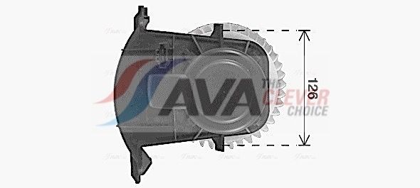 AVA COOLING SYSTEMS Fordamper aircondition Varenummer: MSV397 billige