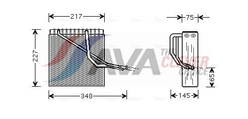 AVA COOLING SYSTEMS Air conditioning condenser Article number: MT5146 cheaply