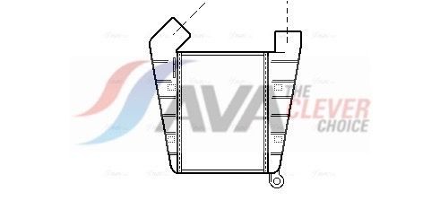 AVA COOLING SYSTEMS Intercooler Article number: OL4204 cheaply