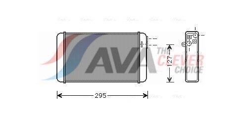 AVA COOLING SYSTEMS Heater matrix Article number: OLA6116 cheaply