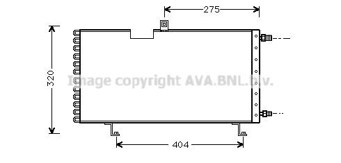 AVA COOLING SYSTEMS Air conditioning condenser Article number: PE5158 cheaply