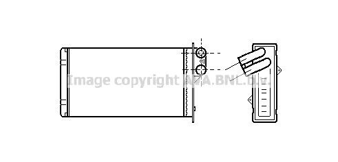 AVA COOLING SYSTEMS Heater matrix Article number: PE6118 cheaply