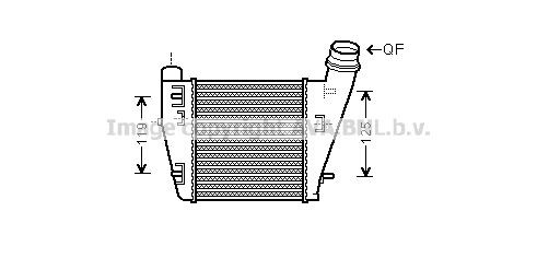 AVA COOLING SYSTEMS Intercooler Article number: RT4423 cheaply