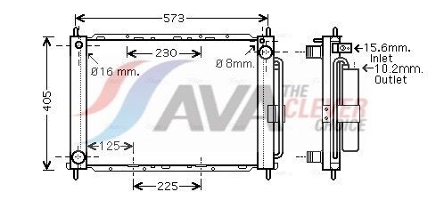 AVA COOLING SYSTEMS Cooler Module Article number: RTM405 cheaply