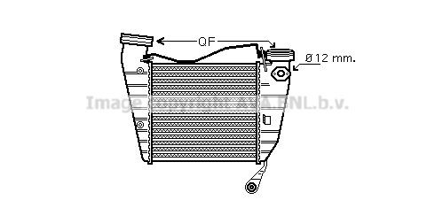 AVA COOLING SYSTEMS Intercooler Article number: VW4253 cheaply