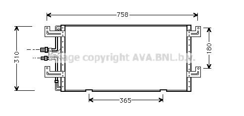 AVA COOLING SYSTEMS Kondensaator, kliimaseade Artikli number: VW5145 soodsalt