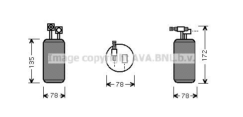 AVA COOLING SYSTEMS Tørfilter aircondition Varenummer: VWD052 billige