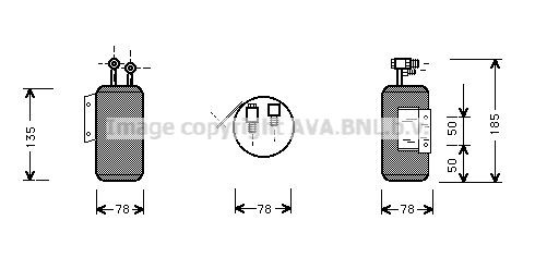 AVA COOLING SYSTEMS Dryer, air conditioning Article number: VWD169 cheaply