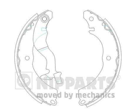 NIPPARTS Piduriklotside komplekt Artikli number: J3505038 soodsalt
