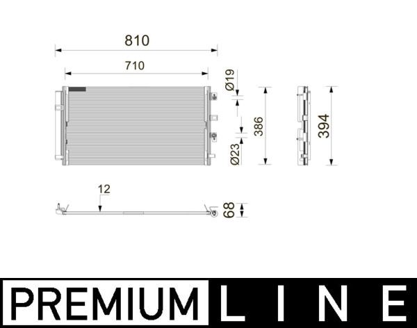 MAHLE ORIGINAL Engine radiator Article number: CR 2814 000P cheaply