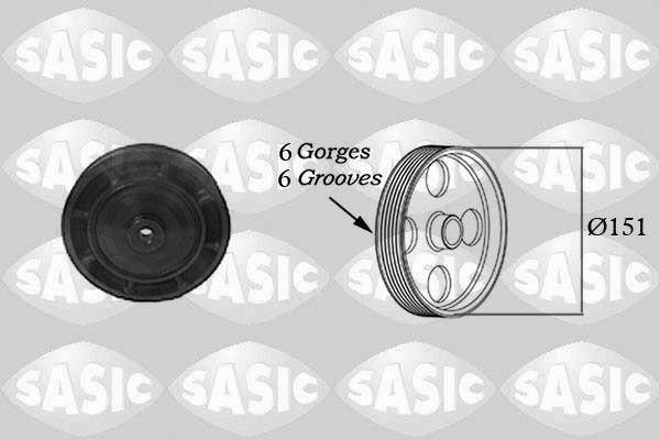 SASIC Poulie damper (vilebrequin) UGS: 2154006 à peu de frais