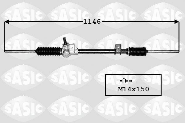 SASIC Steering rack Article number: 4006015 cheaply