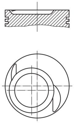 MAHLE ORIGINAL Piston Article number: 001 08 00 cheaply