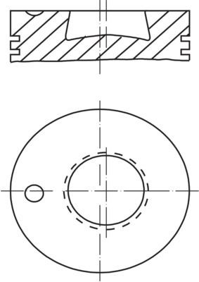 MAHLE ORIGINAL Piston Article number: 003 92 00 cheaply