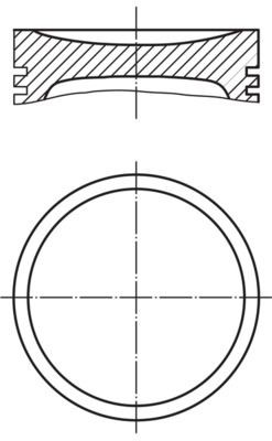 MAHLE ORIGINAL Piston Article number: 003 94 02 cheaply