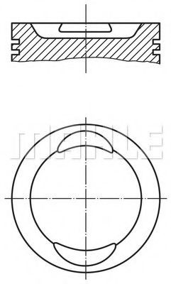 MAHLE ORIGINAL Piston Article number: 009 41 01 cheaply