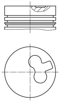 MAHLE ORIGINAL Piston Article number: 011 29 02 cheaply