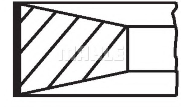 MAHLE ORIGINAL Piston Ring Kit Article number: 011 85 V2 cheaply
