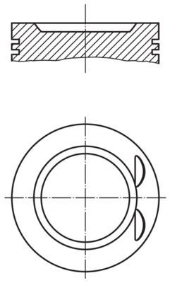 MAHLE ORIGINAL Piston Article number: 022 06 01 cheaply