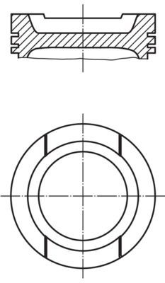 MAHLE ORIGINAL Piston Article number: 030 92 00 cheaply