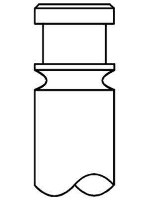 MAHLE ORIGINAL Inlet valve Article number: 037 VE 31084 000 cheaply