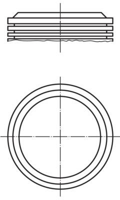 MAHLE ORIGINAL Piston Article number: 039 53 00 cheaply