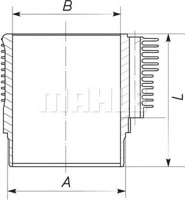 MAHLE ORIGINAL Sylinderhylse artikkelnummer: 503 WR 20 billig