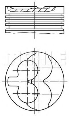MAHLE ORIGINAL Virzulis raksta numurs: 676 07 02 lēti