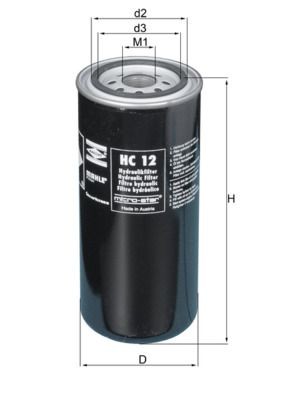 MAHLE ORIGINAL Automatic transmission filter Article number: HC 12 cheaply