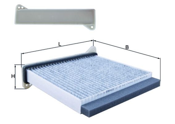 MAHLE ORIGINAL Pollen filter Article number: LAK 485 cheaply