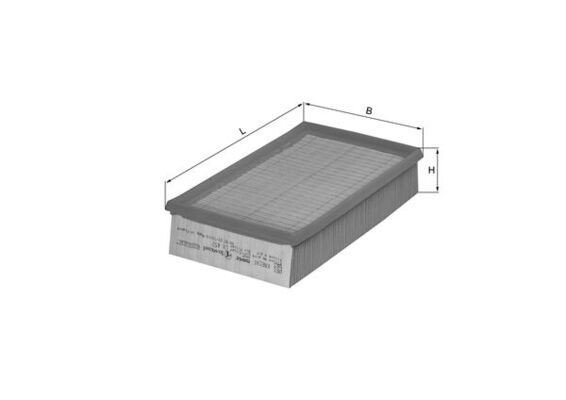 MAHLE ORIGINAL Air filter Article number: LX 125 cheaply