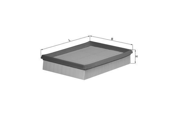 MAHLE ORIGINAL Air filter Article number: LX 643 cheaply