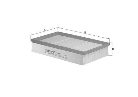 MAHLE ORIGINAL Luftfilter Varenummer: LX 784/1 billige