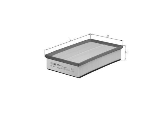 MAHLE ORIGINAL Air filter Article number: LX 859 cheaply
