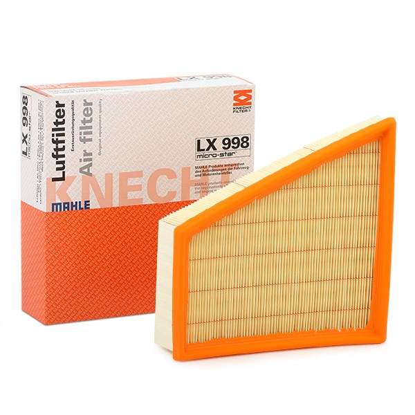 MAHLE ORIGINAL Air filter Article number: LX 998 cheaply
