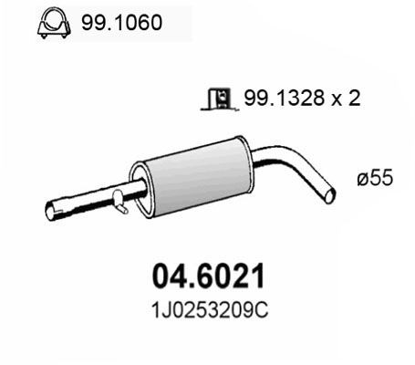 ASSO Kesksummuti Artikli number: 04.6021 soodsalt