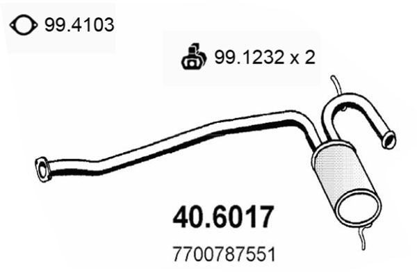 ASSO Kesksummuti Artikli number: 40.6017 soodsalt