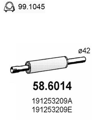 ASSO Kesksummuti Artikli number: 58.6014 soodsalt